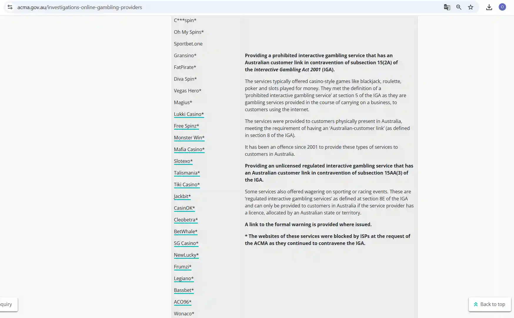 Is Wonaco Legal in Australia? ACMA Blocking and IGA Explained