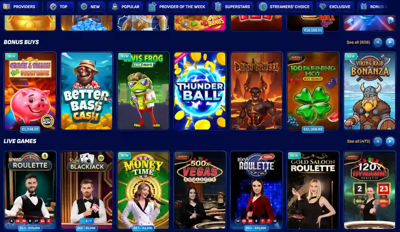 Wonaco Games Australia: Pokies, Live Casino and Categories
